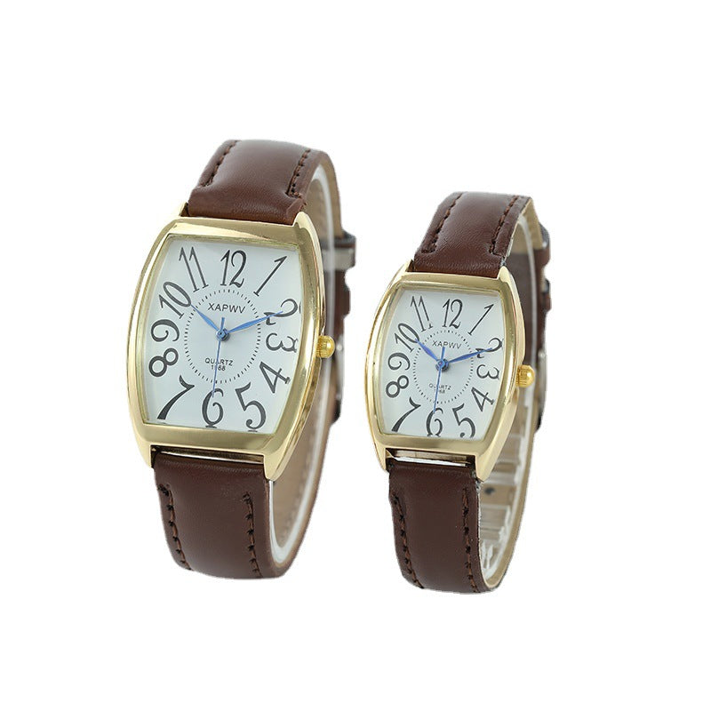 Fashion Square Ceinture Montre pour les filles