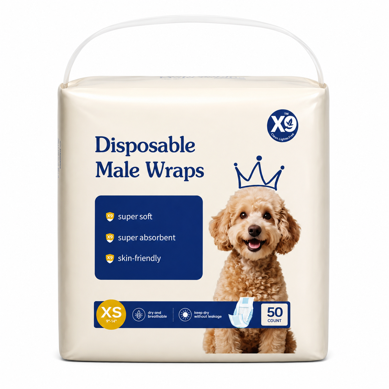 Enveloppes jetables pour chiens mâles