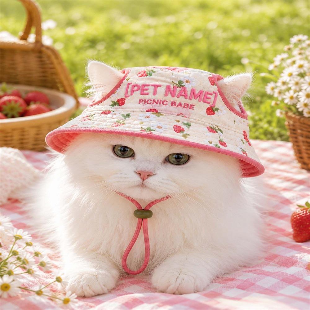 Chapeau pour animaux de compagnie en polyester matelassé