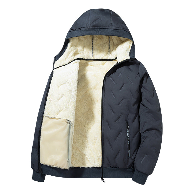 Veste rembourrée en coton ultrasonique d'hiver pour hommes