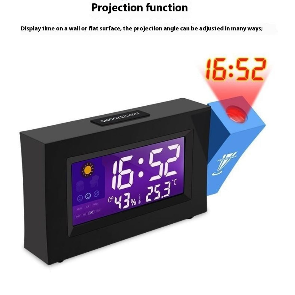Écran de couleur électronique horloge météo station météo prévisions horloge