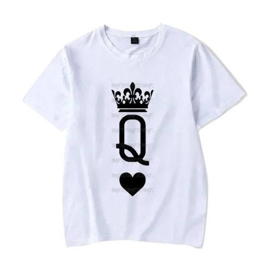 Couple Matching T Shirts Hommes et Femmes Valentines Jour Couple T Shirts Trendy