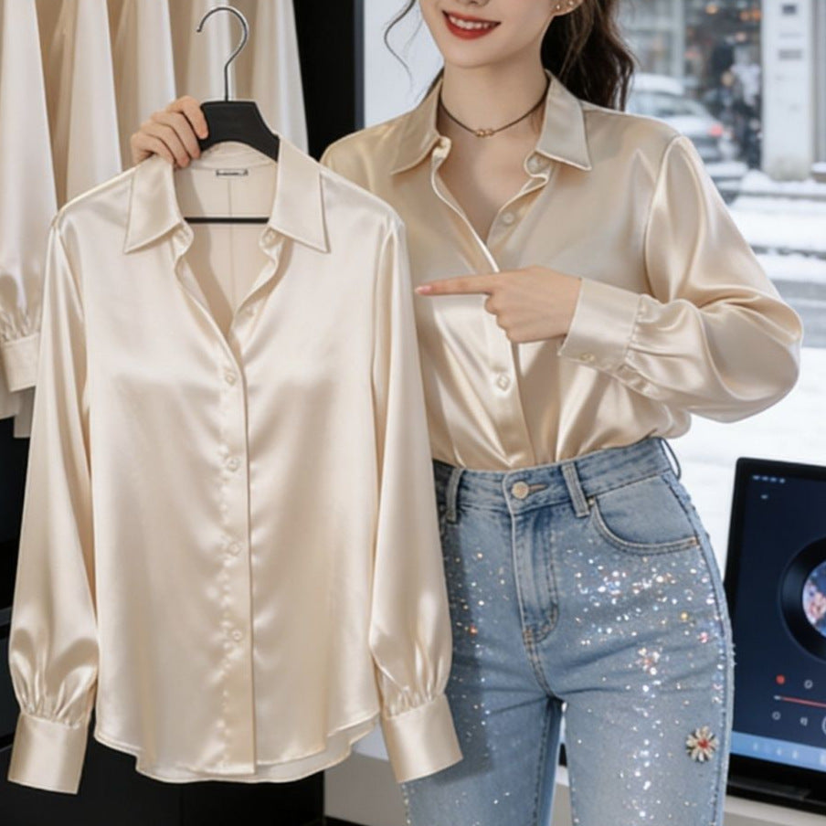 Top élégant de style coréen avec une simple ambiance haut de gamme