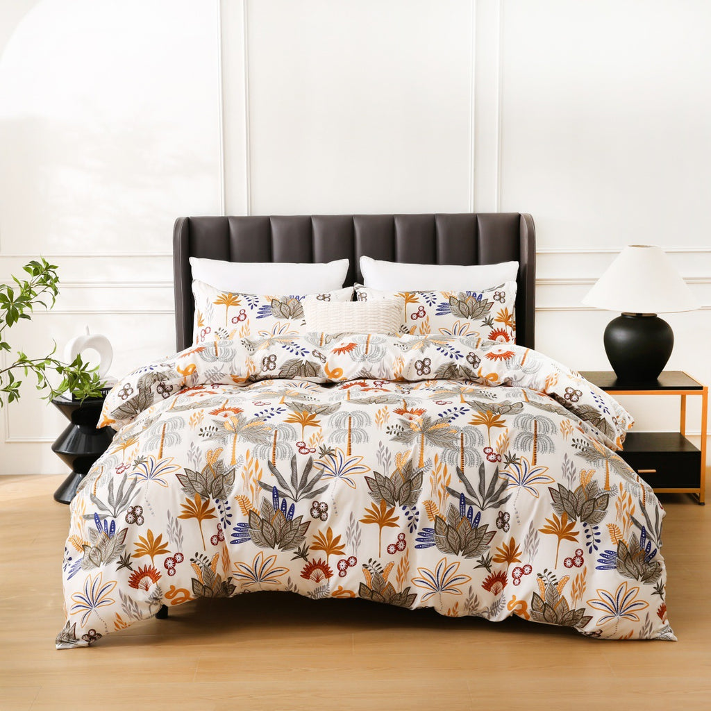 Ponçage imprimé en une seule pièce Oreiller 3 pièces