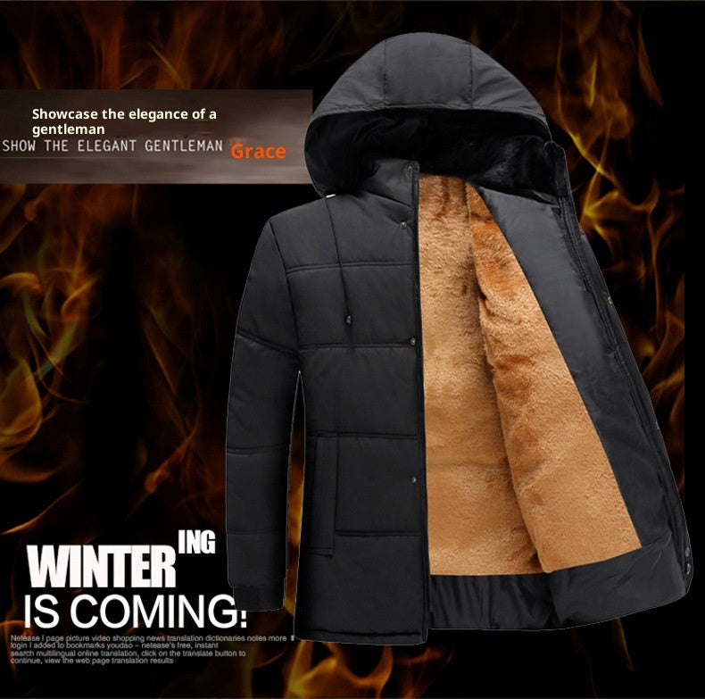 Veste en coton d'hiver pour hommes
