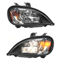 Assemblage des phares halogènes noirs compatible avec Freightliner Columbia2004-2017 Paire