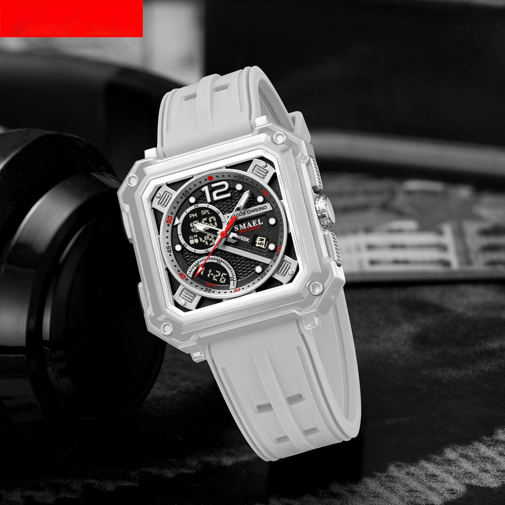 Montre électronique tendance homme mode avec chronométrage précis et conception fonctionnelle