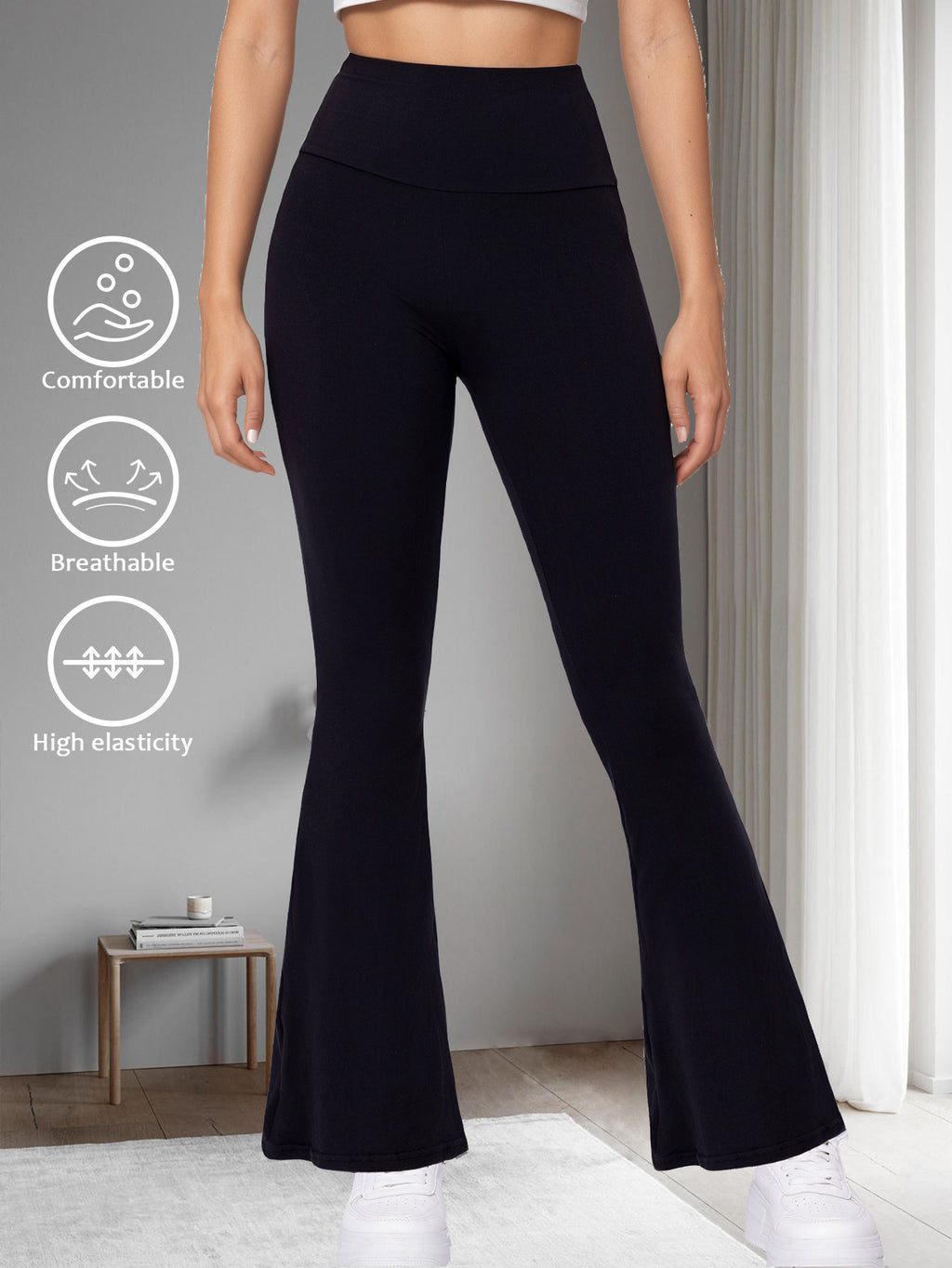 Plus taille Confortbel entraînement Leggings Femmes Sofy Yoga Leggings High Waist Buttery Eddiy Y