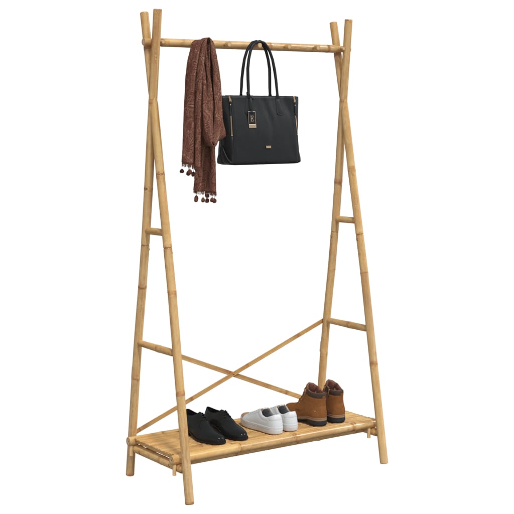 Sac de vêtements avec étagère 102x50x190 cm Bamboo