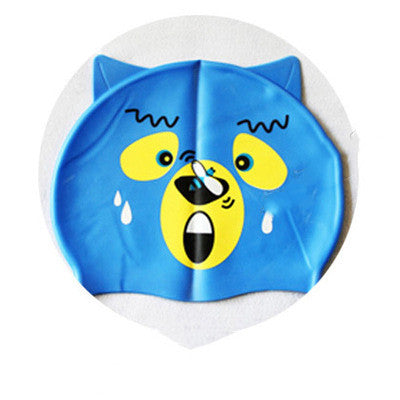Silicone Cap de natation pour enfants Cute Caricature