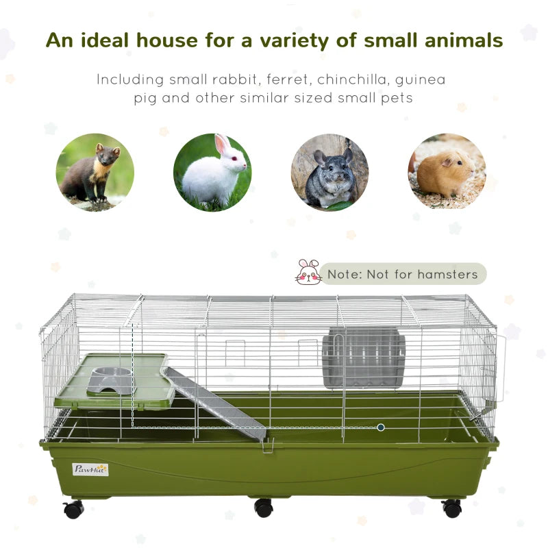 47 Petit animal Cage Chinchilla Guinée Cochon Hutch Pet House avec plate-forme Ramp