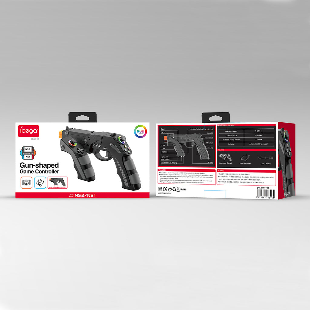 Gun de jeu sans fil de détection de mouvement pour smartphones tablettes et PC