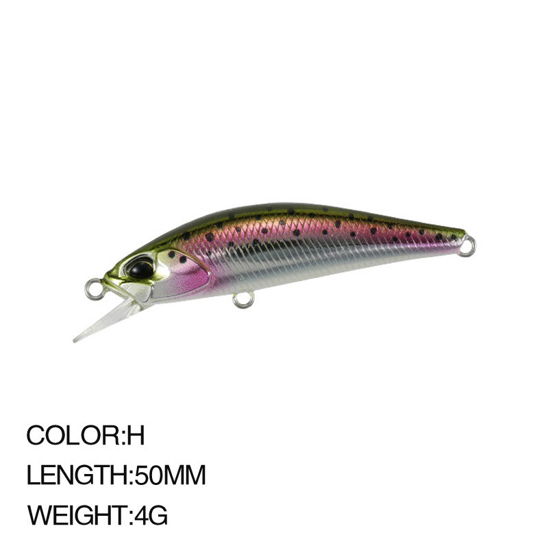 Lure Bait Micro-objet Fausse Bait Sinking Water Minnow Pêche en mer douce
