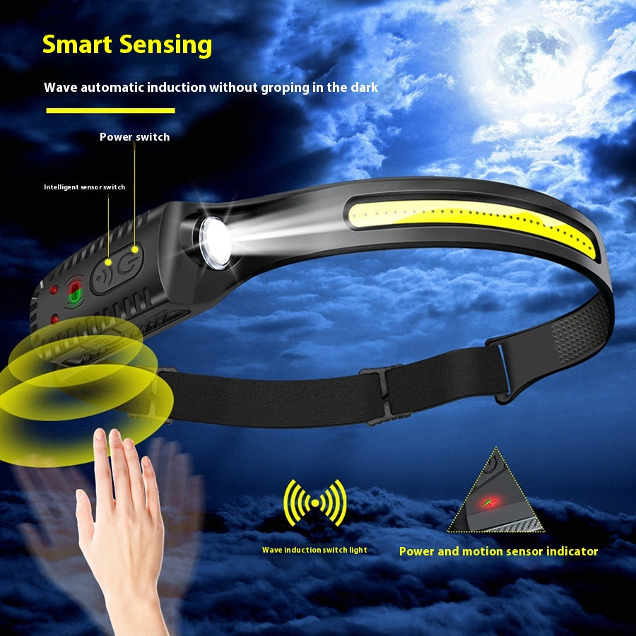 Entièrement respectueux de l'environnement Capteur de silicone Type-C Rechargeable Outdoor Night