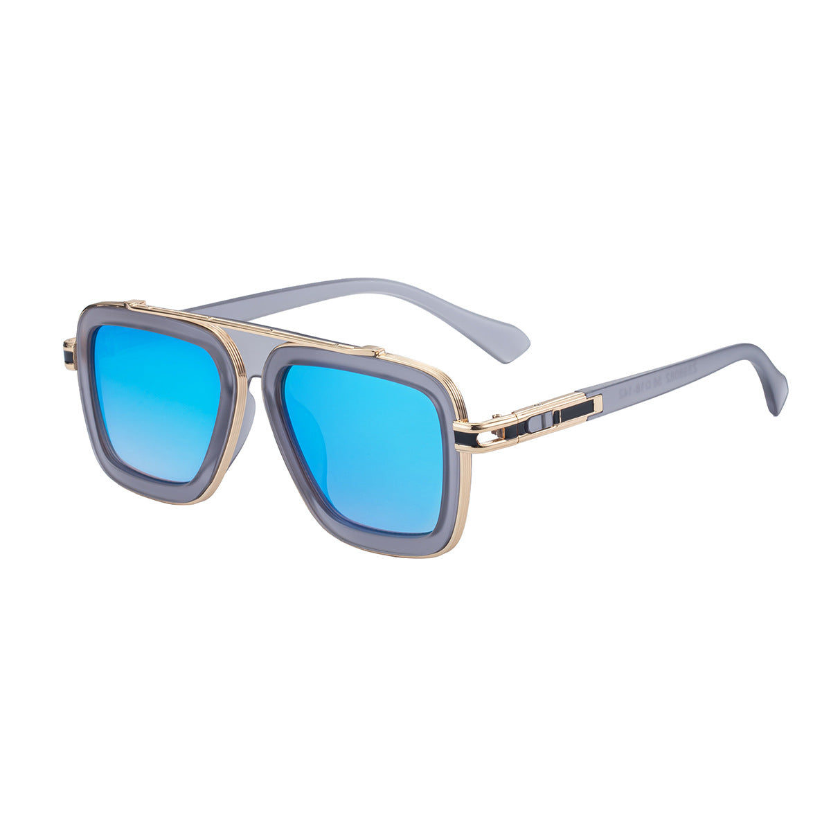 Lunettes de soleil retro carrées européennes et américaines pour hommes et femmes