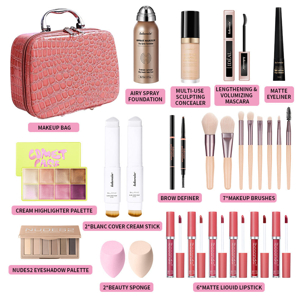 Ensemble d'outils de maquillage de beauté faciale