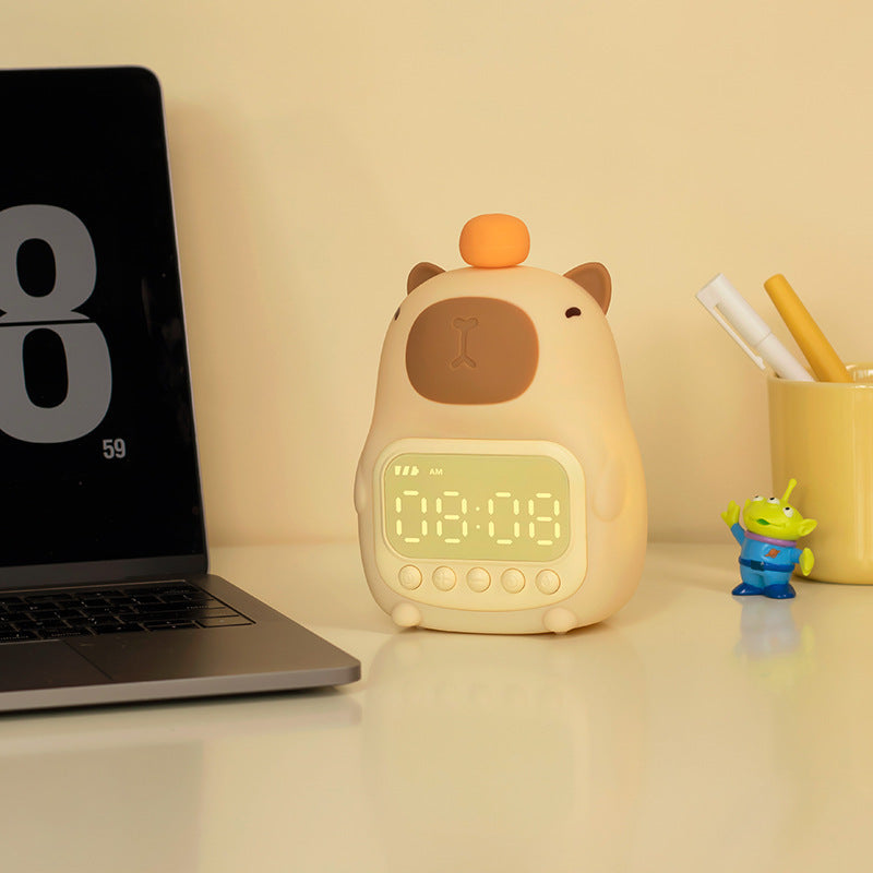 Populaire Capybara Silicone réveil réveil nuit lumière