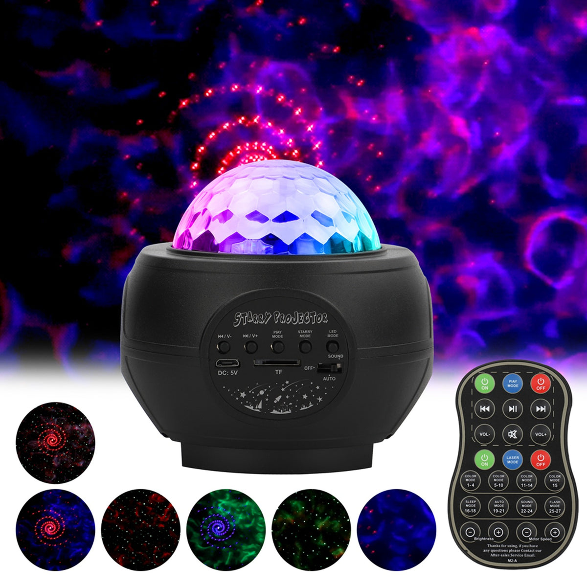 Lampe Planète Starry Sky Projection Noël