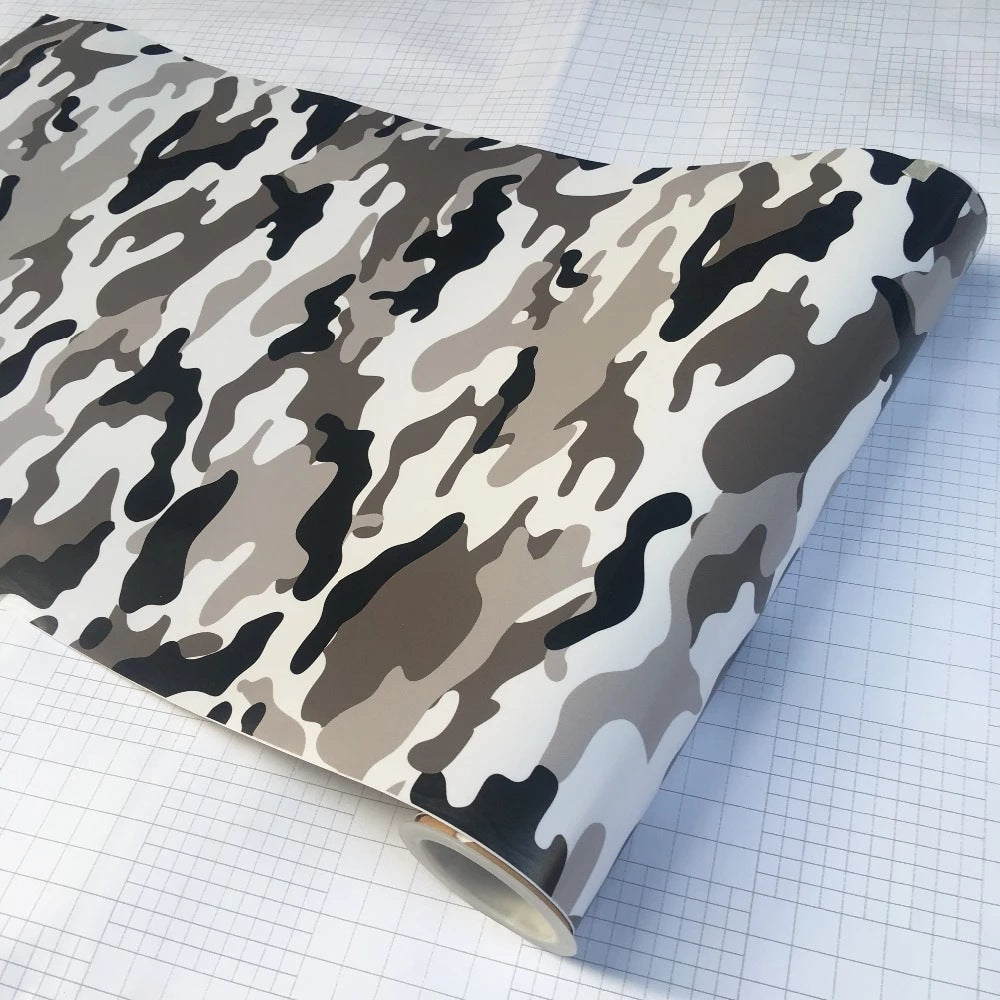 Car Corps Colorful Auto Film Camouflage Feuilles de film Stickers Graffiti Cartoon