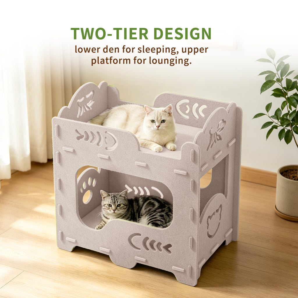 Un seul auto-pickup---Double lit de chat