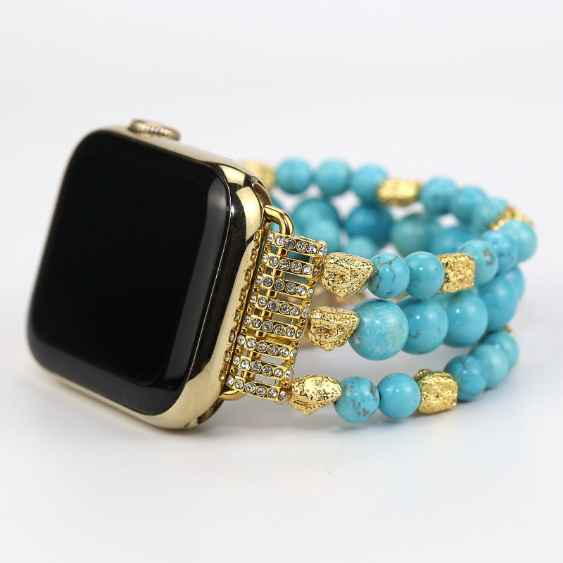 Bracelet en sangle élastique avec plusieurs couches