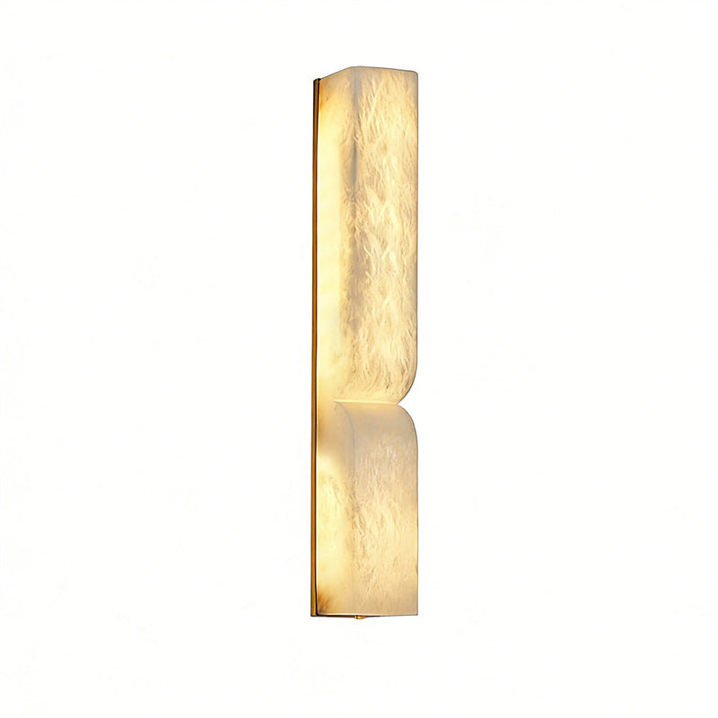 Lampe murale moderne minimaliste en marbre naturel