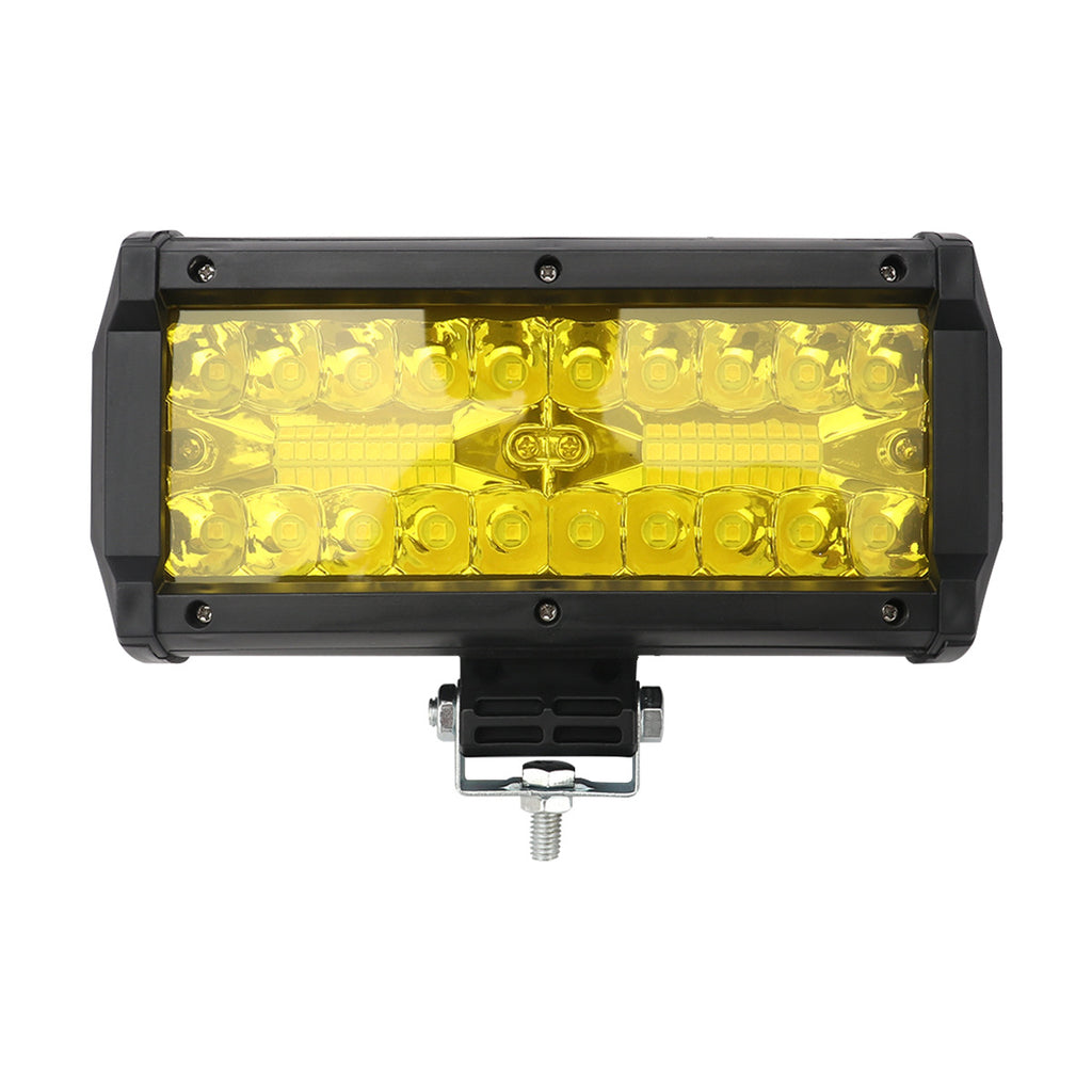 Surlignez Spotlight de voiture en plastique semi-alumine en trois rangées 120W