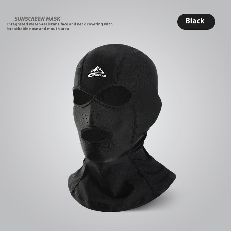 Facekini Natation Protection solaire Couverture tête Hommes et femmes Extérieur
