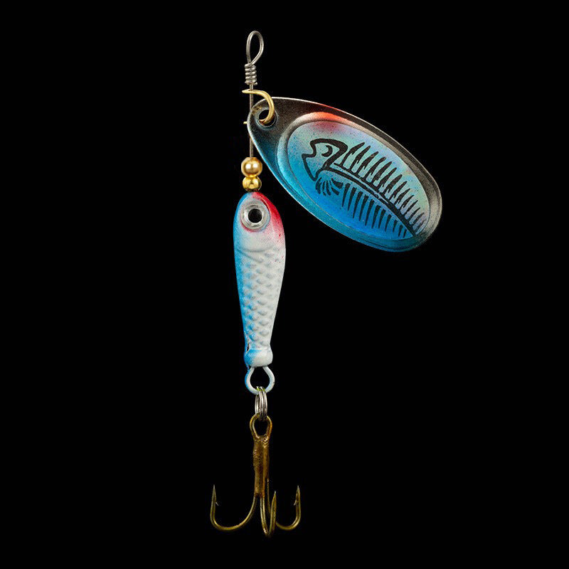 Paillettes rotatives Pointage manuel Pièce composite Simulation Lure Lure