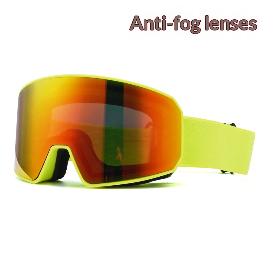 Gants de ski Double couche Gants anti-fog alpinisme