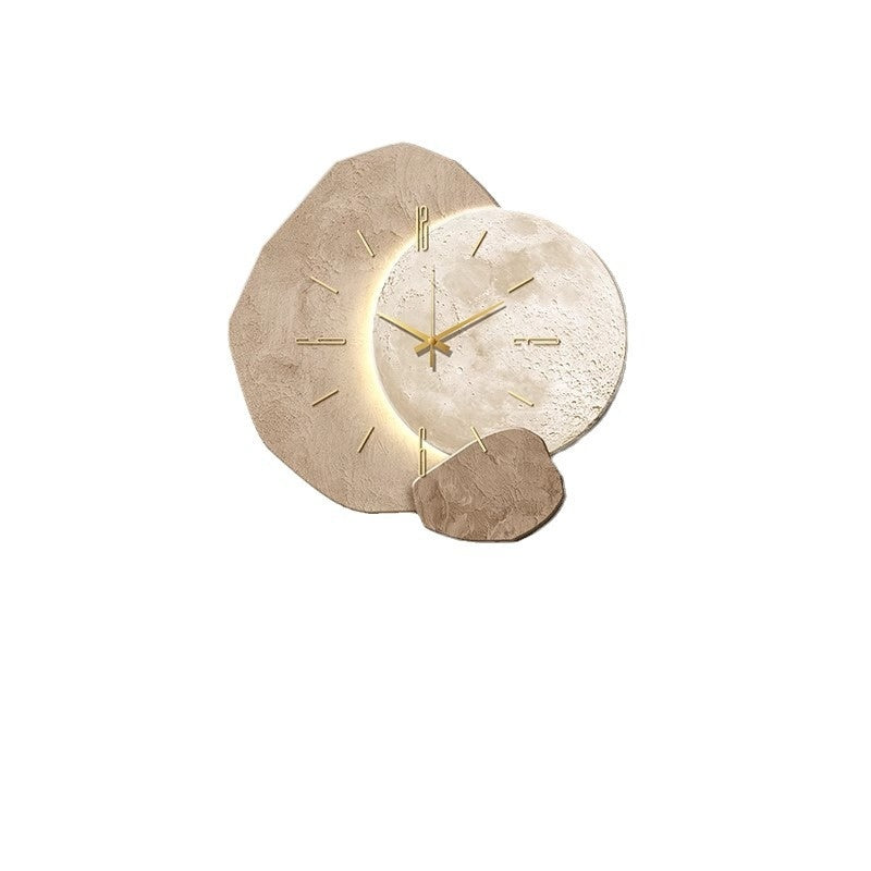 Lucky Stone Restaurant Horloge Murale Horloge