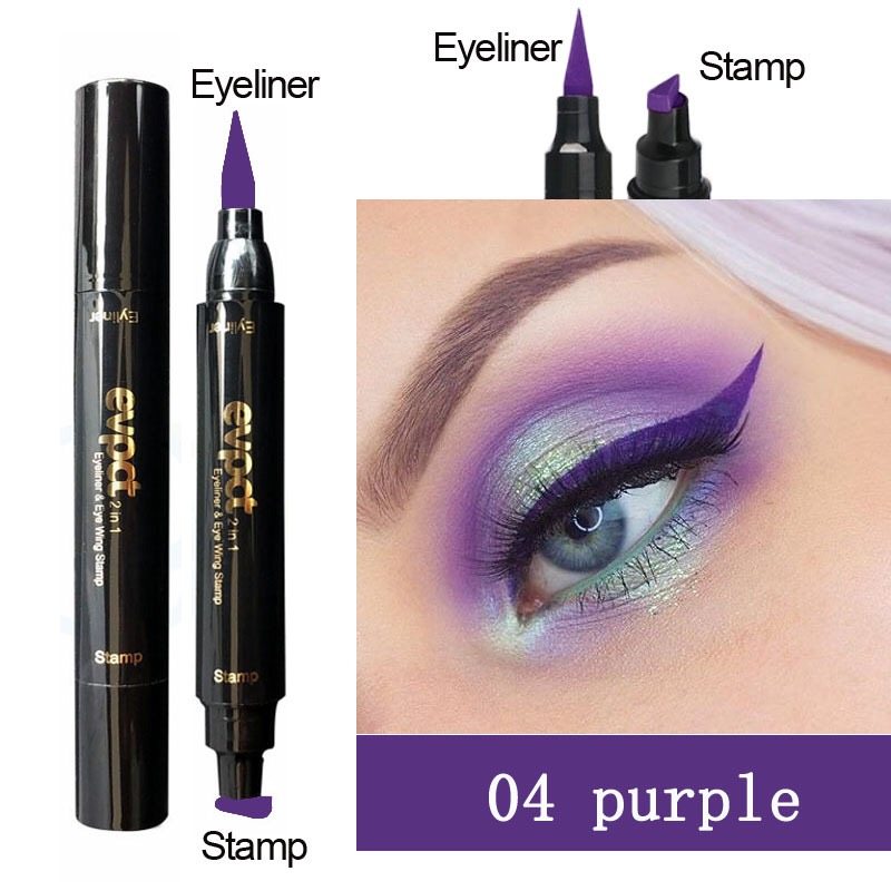 Stylo à double pointe pour colorer le coin extérieur de l'eyeliner