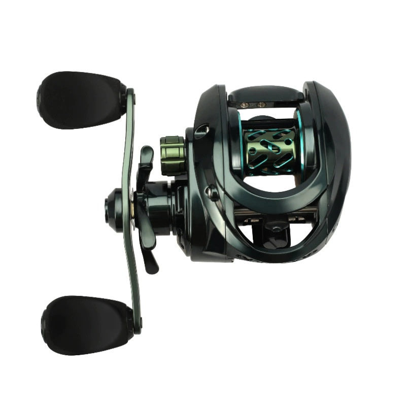 Ultra-léger Long-cast Black Lure Fishing Bobine polyvalente pour la pêche au radeau