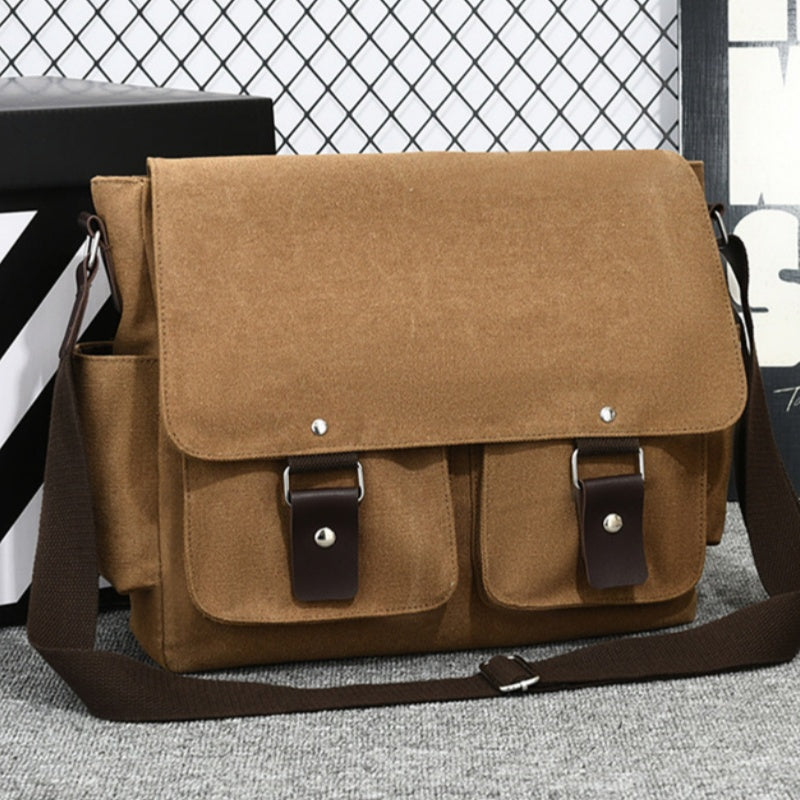 Toile Utilitaire Sac Messenger pour hommes et femmes