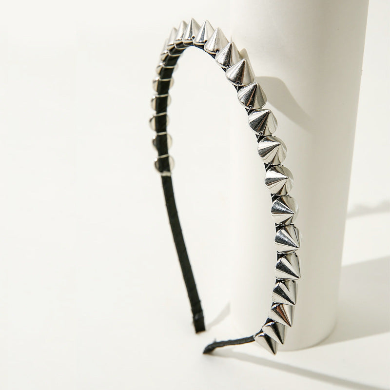 Bandeau de Rivet Spiked Personnalisé pour Femme