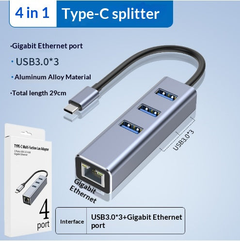 Adaptateur réseau USB Gigabit avec USB 30 à RJ45 pour ordinateurs portables