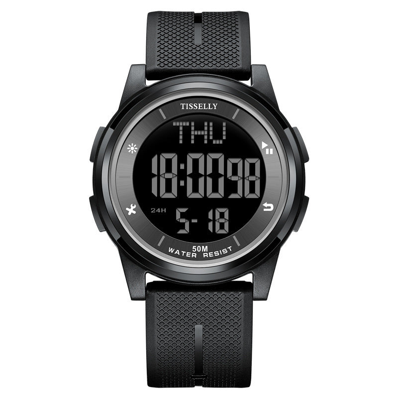 Simple Luminous Waterproof Montre électronique multifonctionnelle