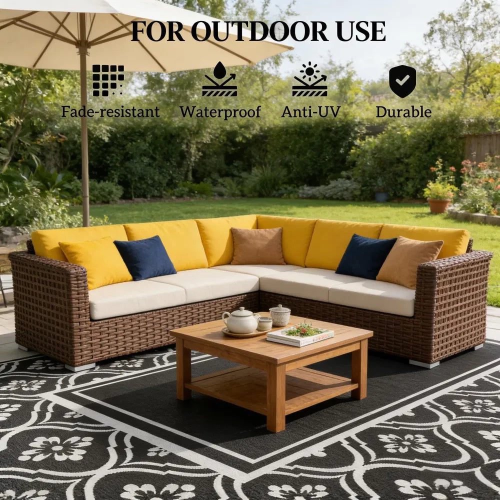Rug extérieur réversible