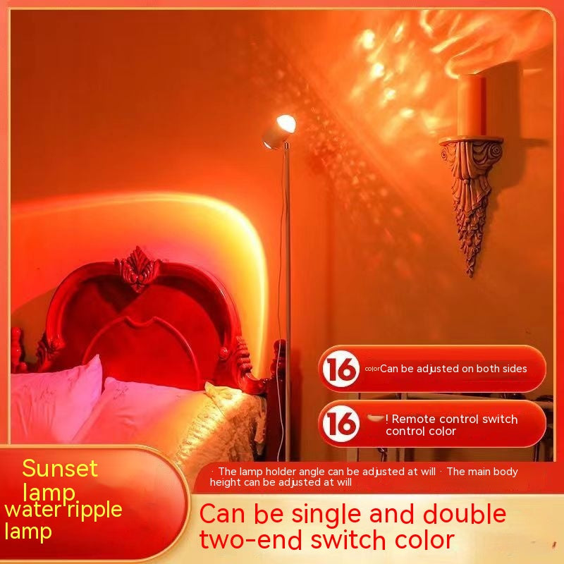 Dynamic Water Ripple Atmosphere Table Lampe Chambre Petite Lampe de nuit