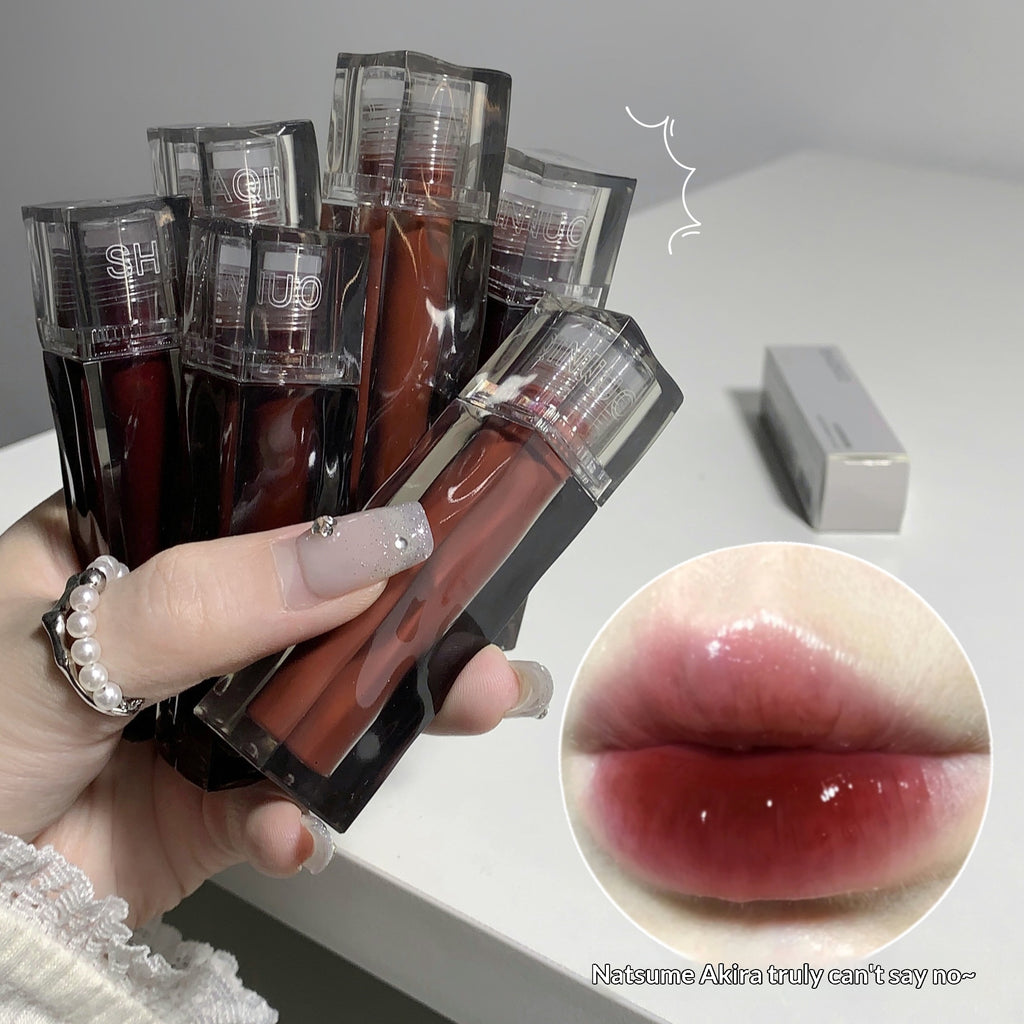 Glace à lèvres en verre de type miroir pour un fini radiant jeune