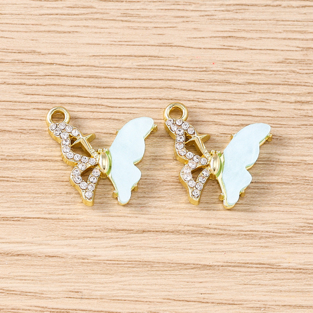 5 pièces par paquet Exquise Strass Flower Accessoires