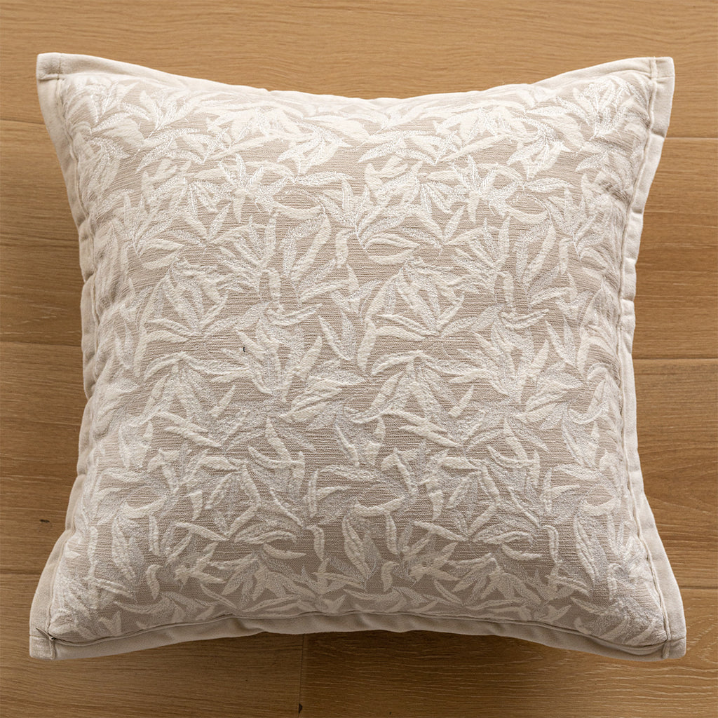 Revêtement de coussin de canapé sophisticé retro à style crémeux