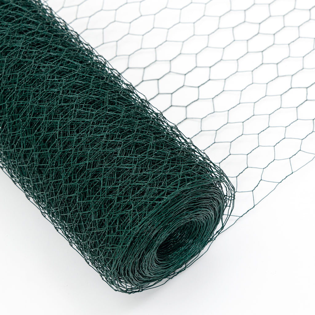 Fil de poulet vert hexagonal galvanisé de grande taille