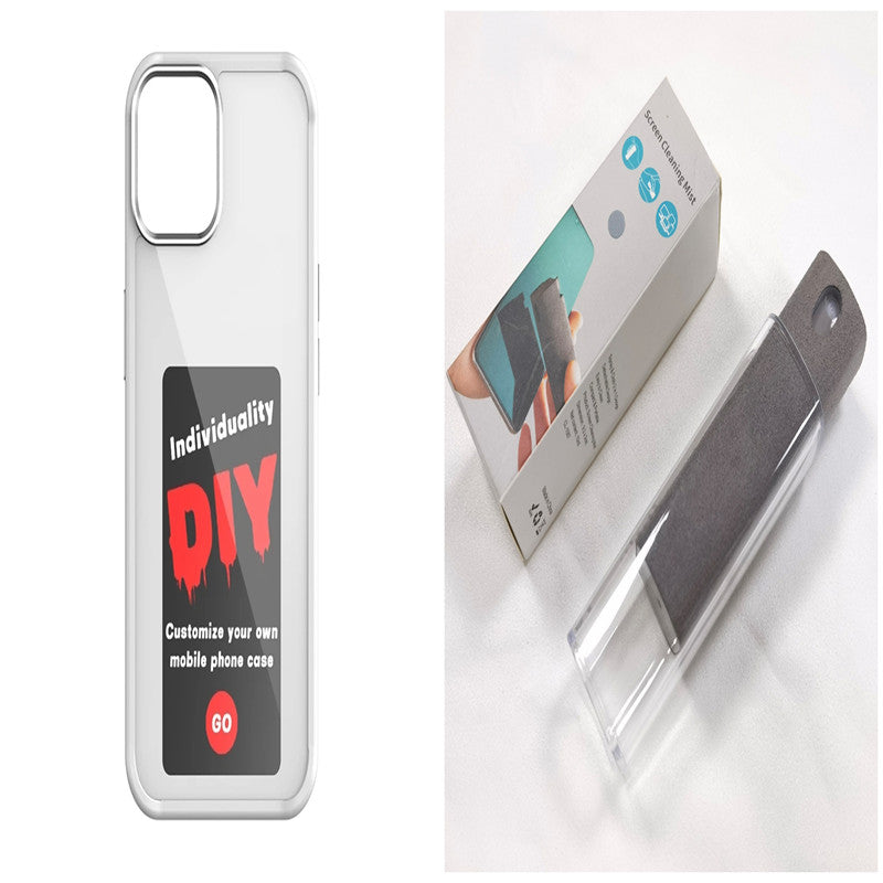 E-ink Screen Phone Case Unlimited Screen Projection personnalisation Phone Cover Batterie Gratuit