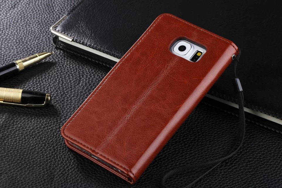 Étui en cuir pour téléphone
