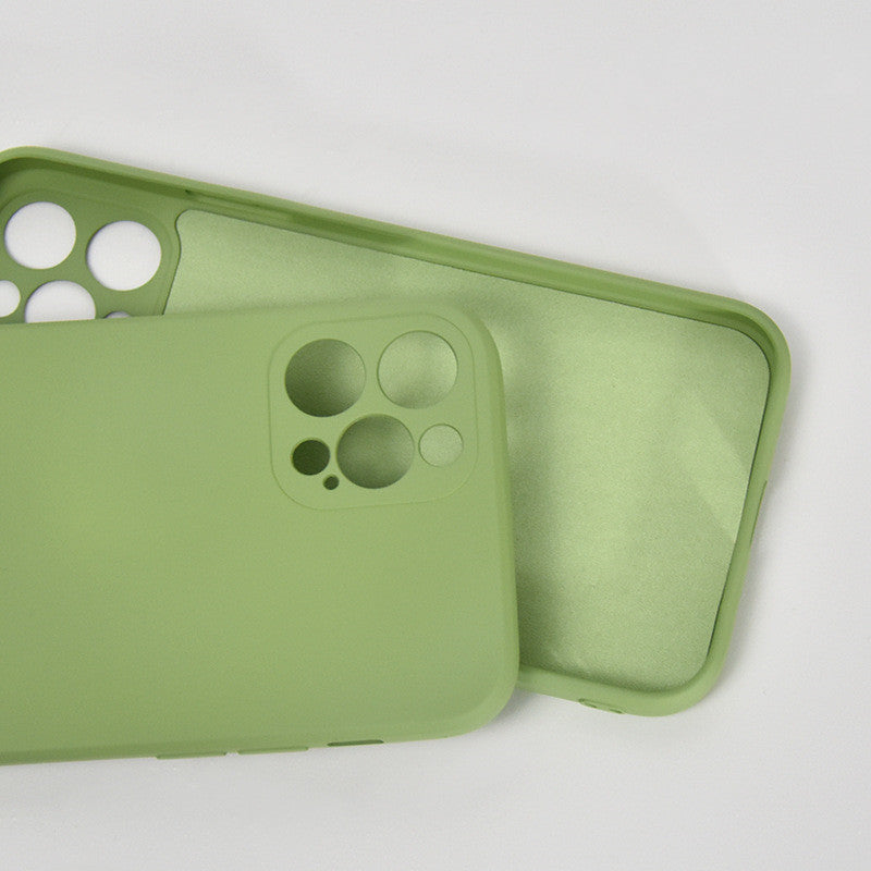 Convient pour 12ProMax Mobile Phone Case Imitation Silicone liquide