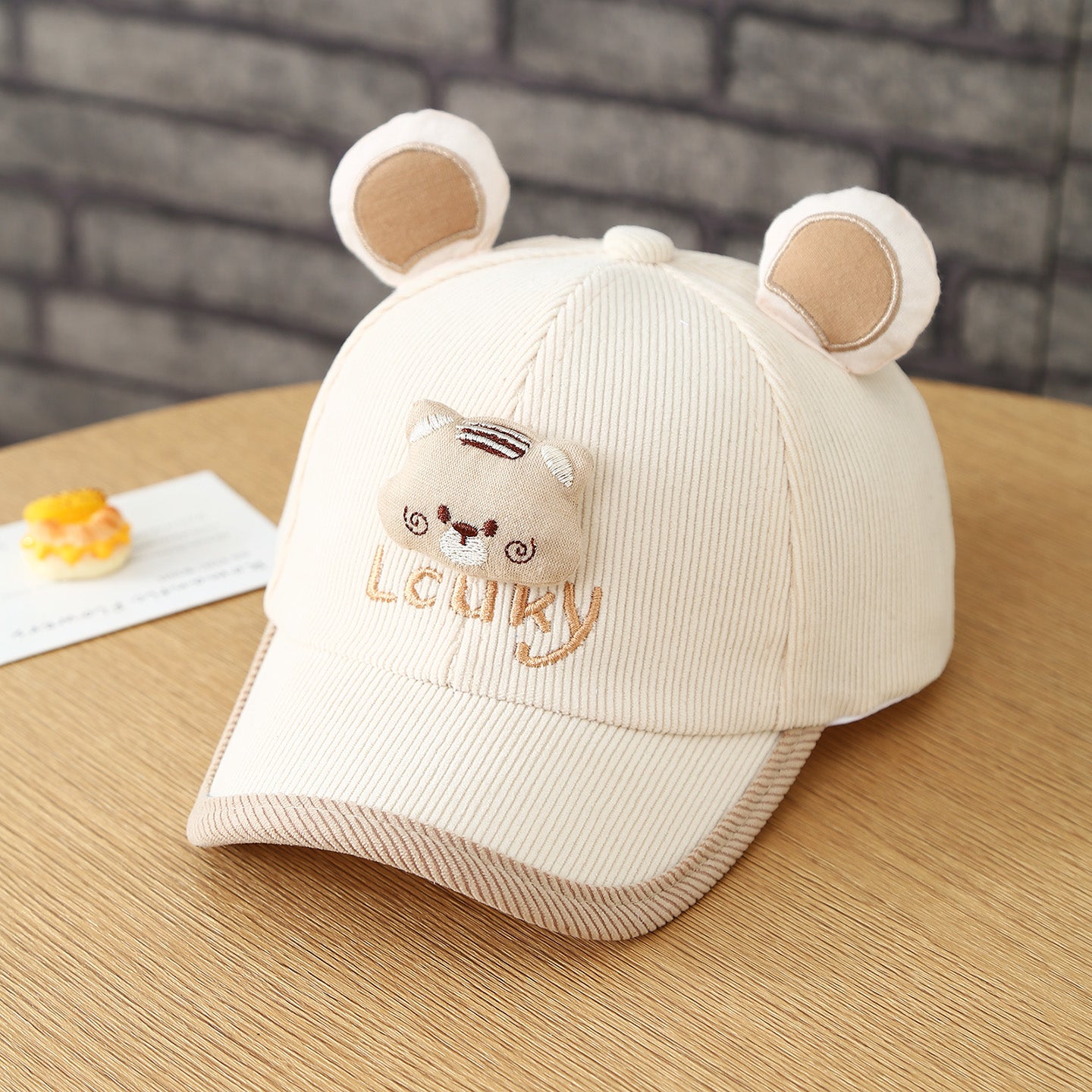 Le style d'automne des enfants Hommes et femmes Corduroy bâillon tête de baseball Cap Sui