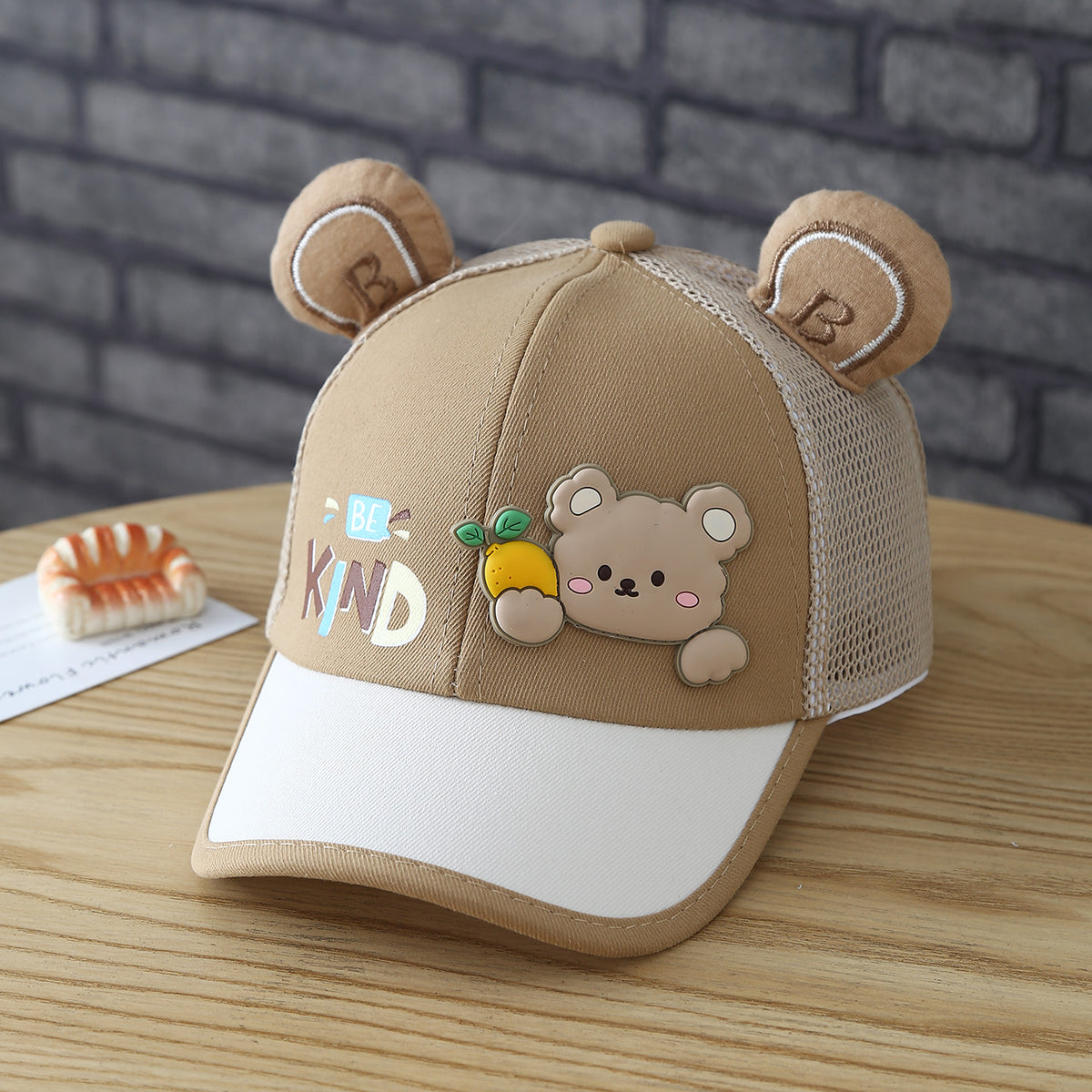 Chapeau de bébé d'été - Chapeau de baseball de lapin de fraise