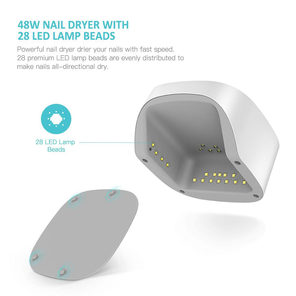 Machine de photothérapie sans fil pour recharger les ongles