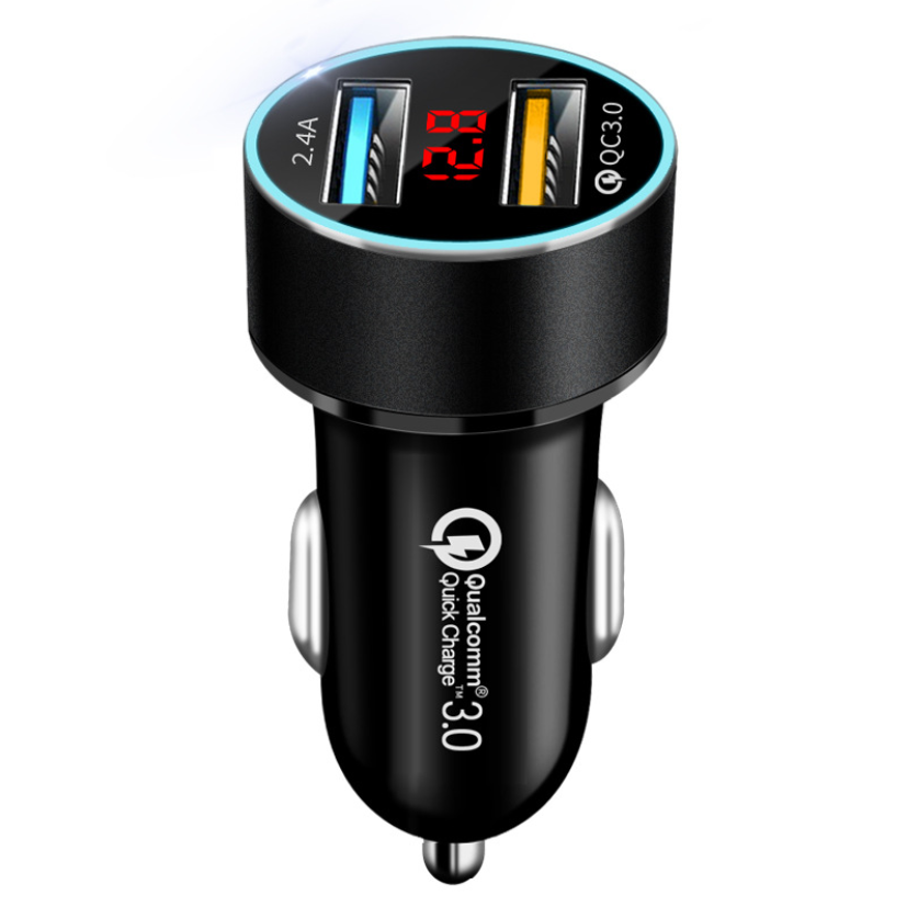 LED affichage numérique chargeur de voiture